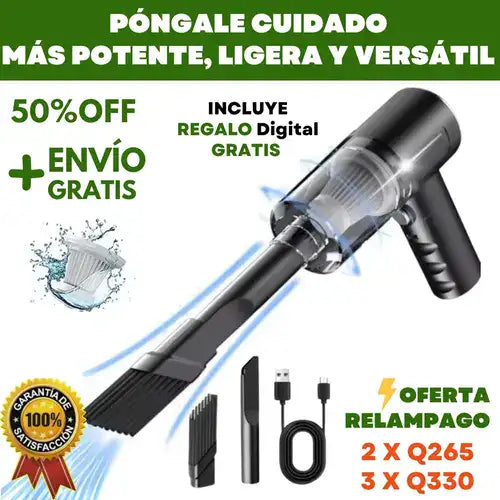 ¡LimpiaMax Pro 3 en 1! La Aspiradora Portátil para Tu Hogar y Coche + REGALO digital GRATIS