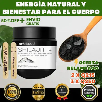 Shilajit Puro del Himalaya NUROJIT Nueva Presentación