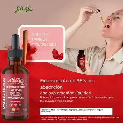 VascuGlow: energía y alivio para tus piernas desde la primera gota