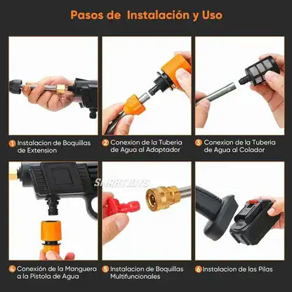 Hidrolavadora Inalambrica – Limpieza potente sin cables donde tú decidas.