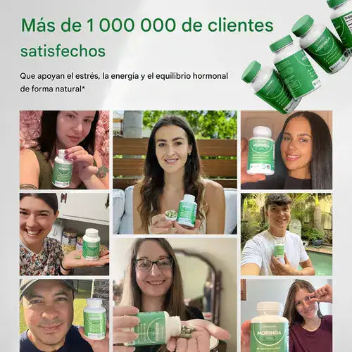 Moringa Rosabella: Reduce el cortisol de forma natural para ayudar a restaurar el equilibrio interno y externo.